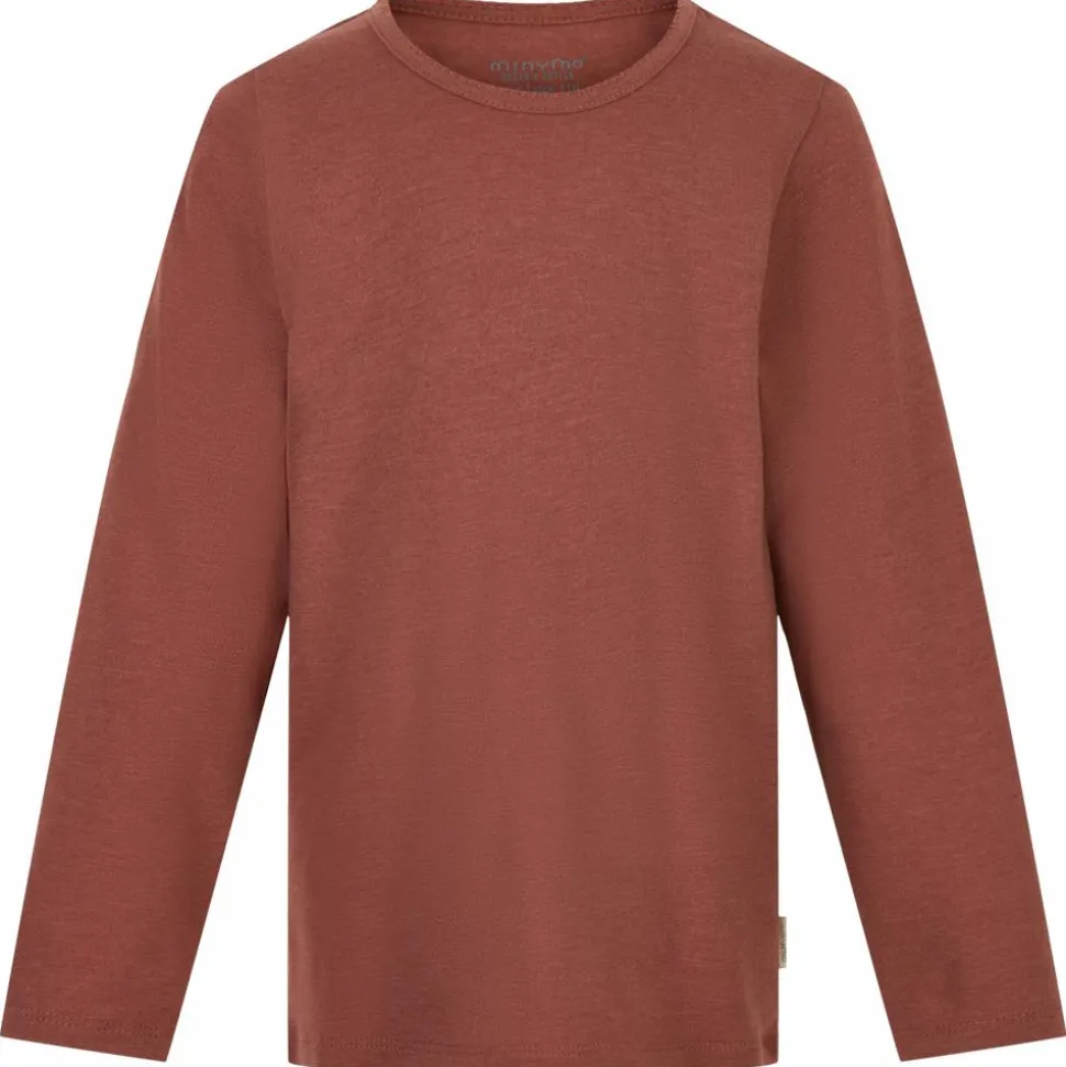Minymo Pige Langærmet t-shirt - Violet Ice