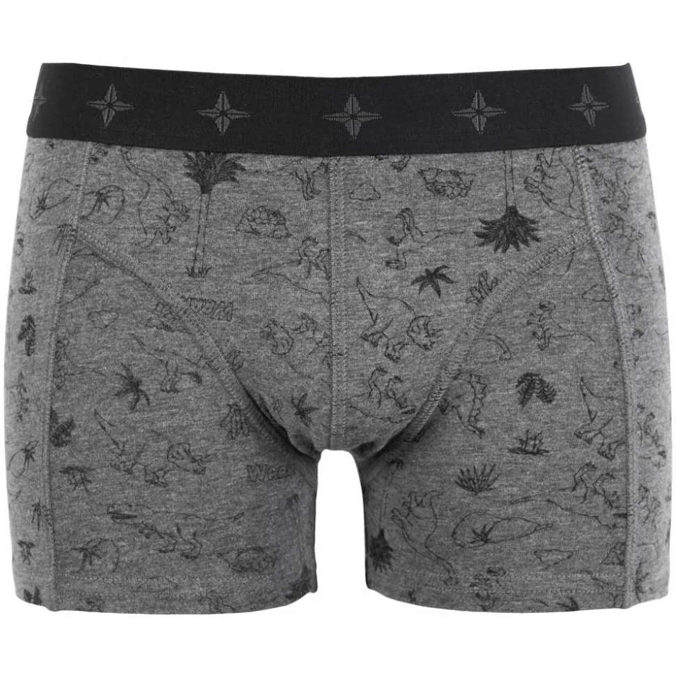 N.O.H.R. Uno Drenge Tights - Grey Melange AOP Boy