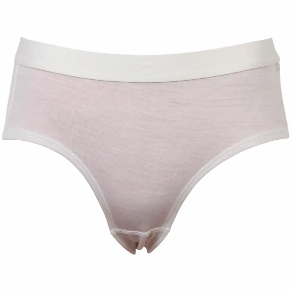 Panos Emporio Dame Trusser i merinouldmix - OFFWHITE