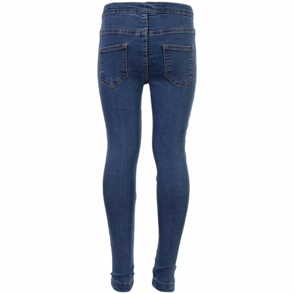 Queenz Grace Pige Jeans - M. Light Blue Denim