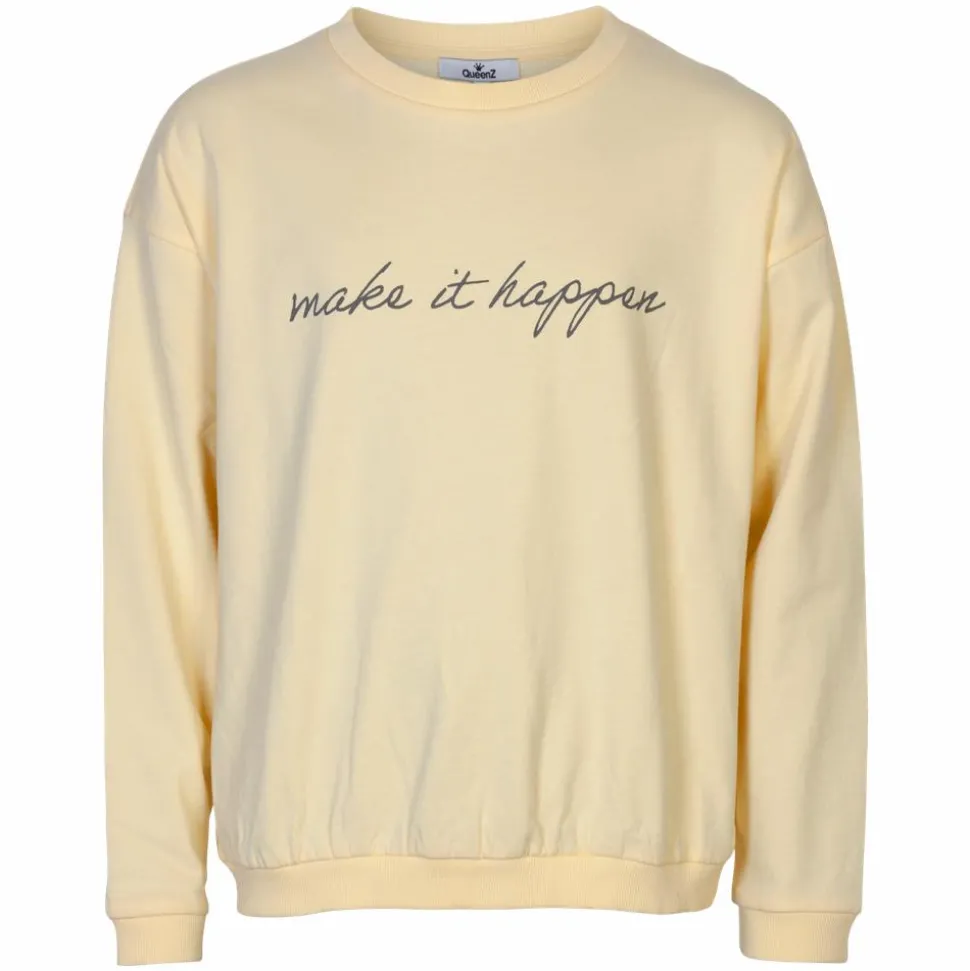 Queenz Idaho Pige Sweatshirt - Flan