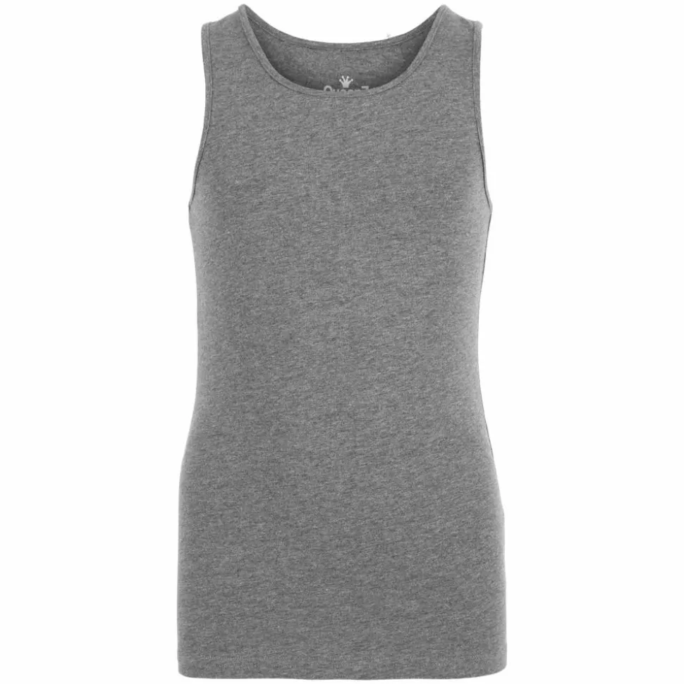 Queenz Uno Pige Undertrøje - Grey Melange