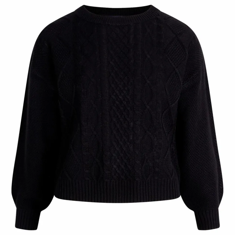 Sirup Copenhagen Dame Striktrøje - Black
