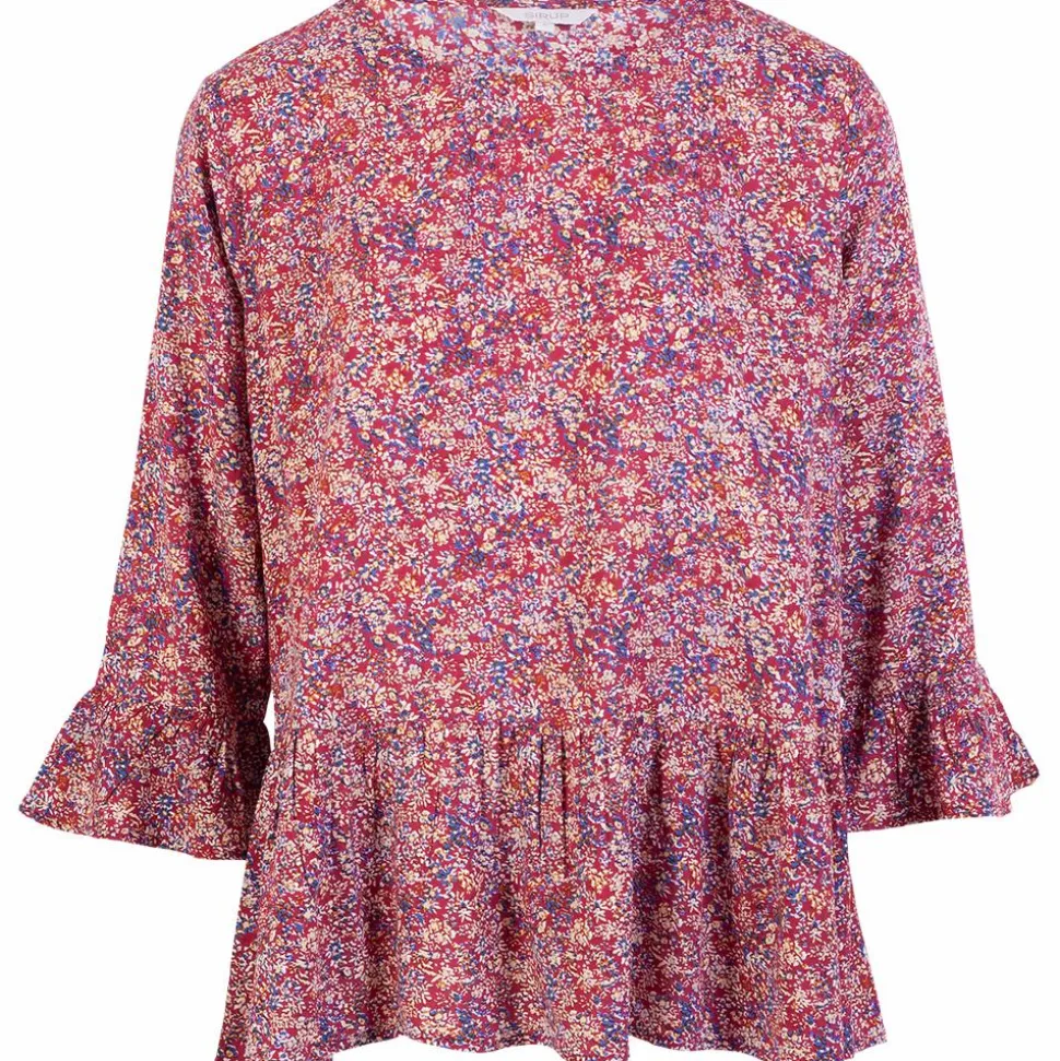 Sirup Dame Bluse - Burgundy