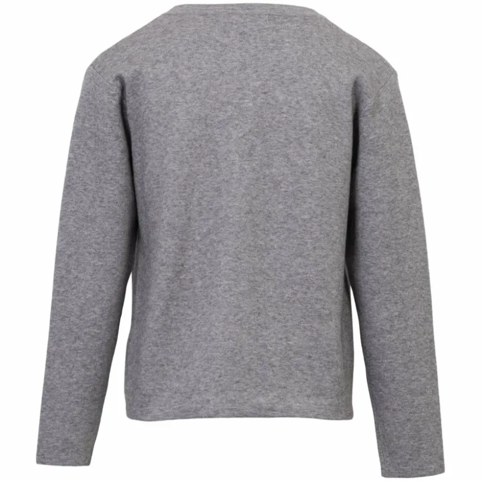 Sirup Dame Cardigan - Dark Grey Melange