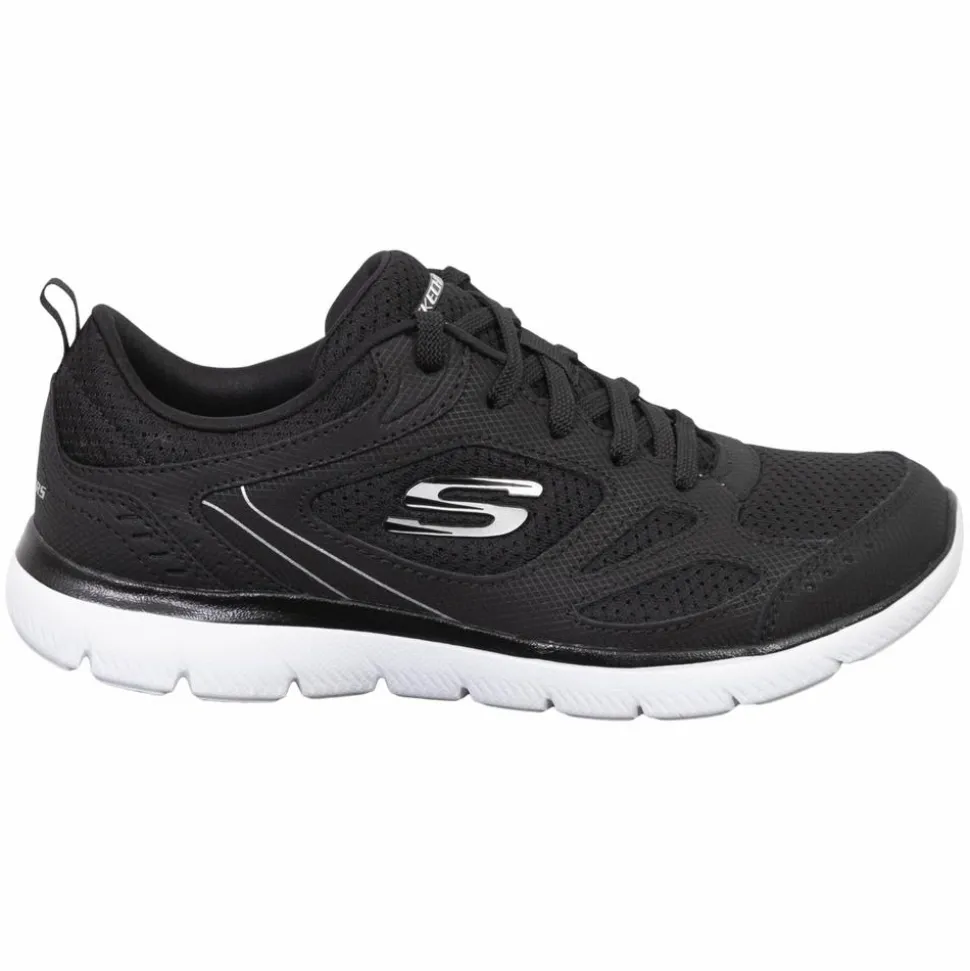 Skechers Summits Suited Dame Sneakers - BKW