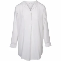 Steenholt Clara Dame Kjole Plus Size - Bright White