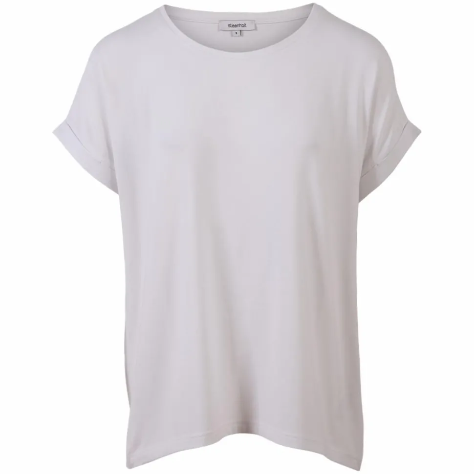 Steenholt Joan Dame T-shirt - Bright White