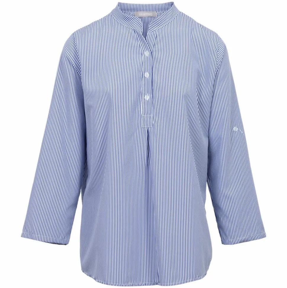 Vanting Dame Skjorte - Royal Blue