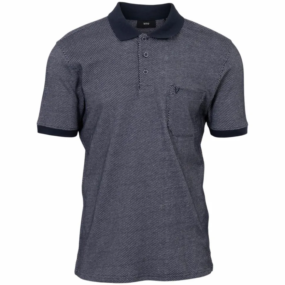 Vito Dorset Herre Polo - Naval Blue