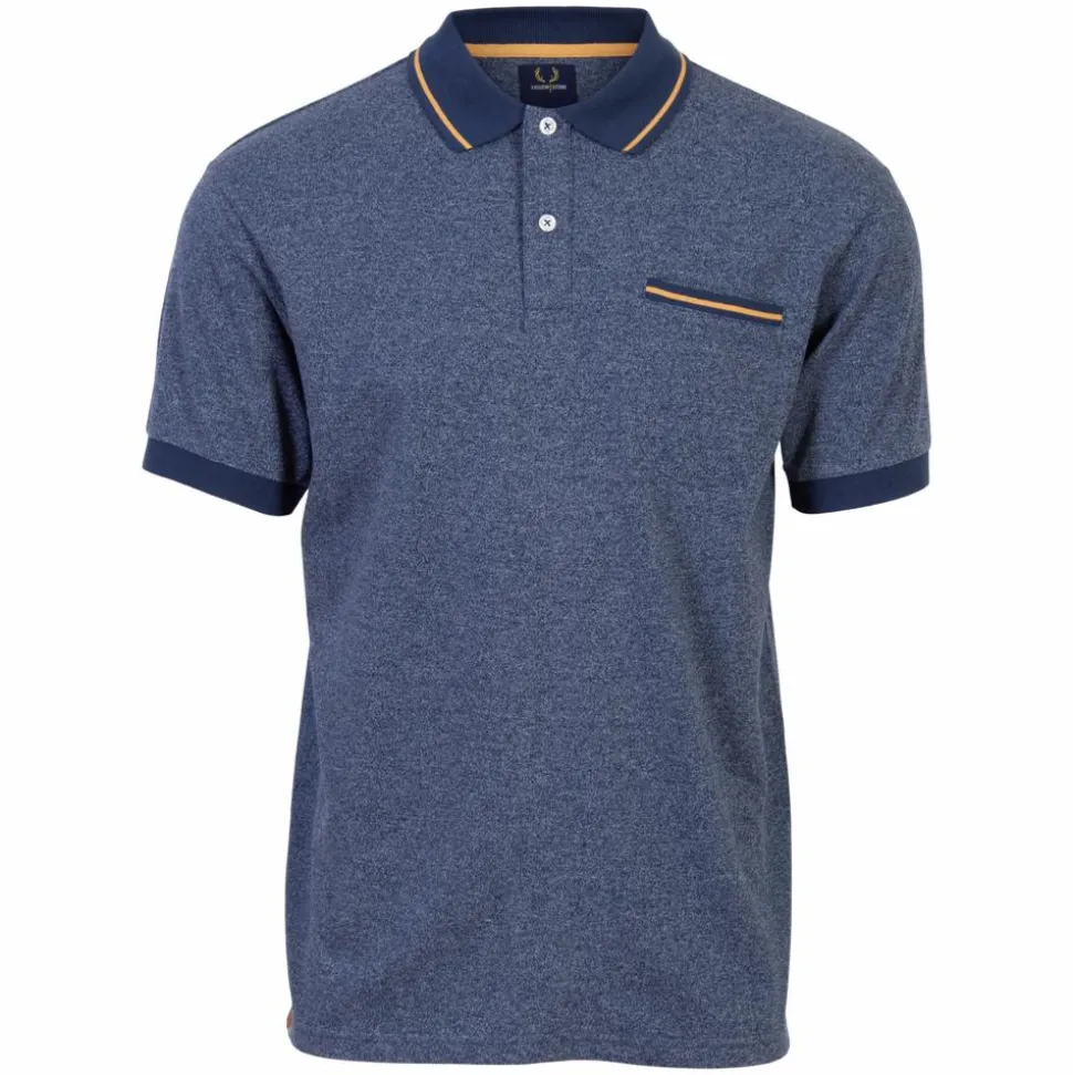 Yellowstone Eagle Herre Polo - Navy Melange