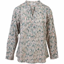 ZbyZ Dame Bluse Plus Size - LIght Green