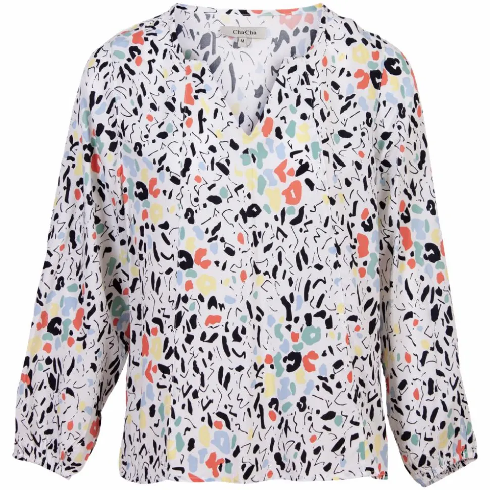 ZbyZ Dame Bluse Plus Size - Pink