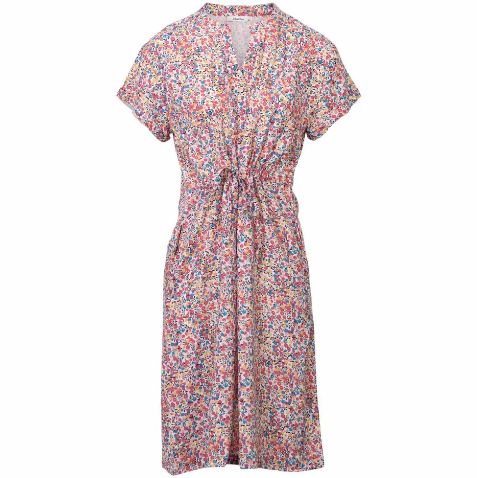 ZbyZ Dame Kjole Plus Size - Flower print
