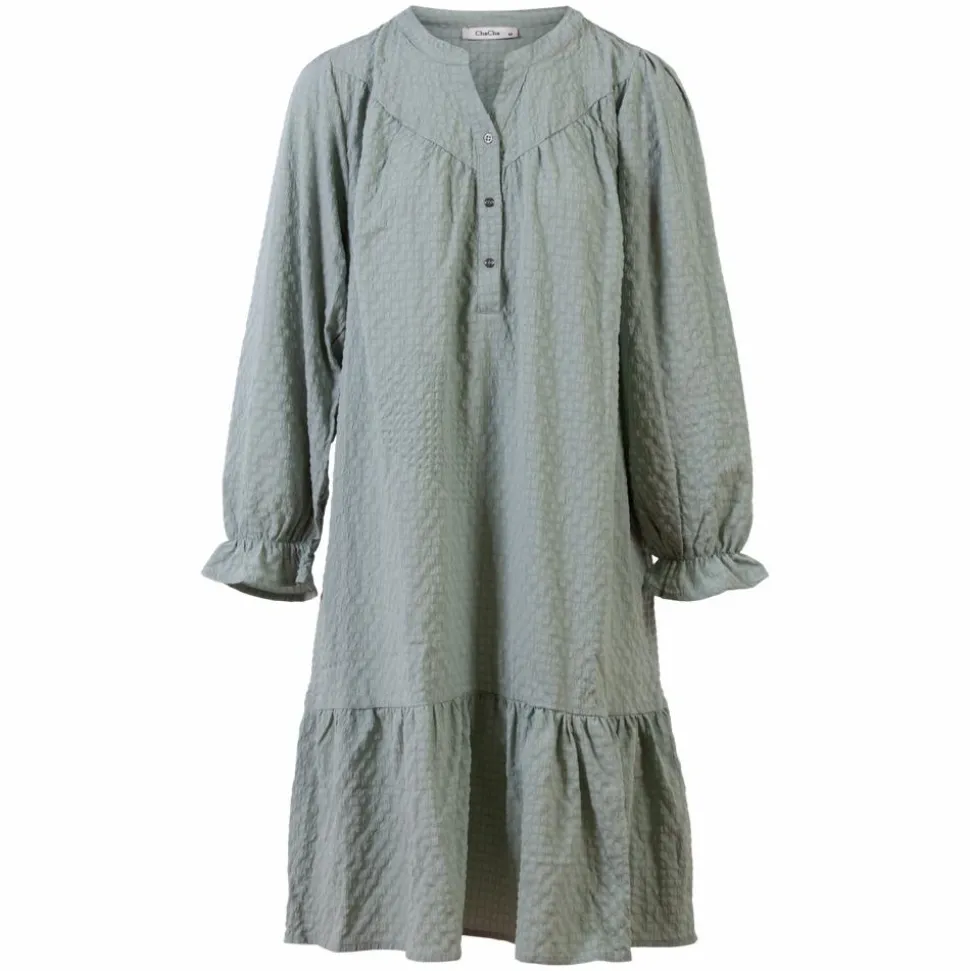 ZbyZ Dame Kjole Plus Size - Jade