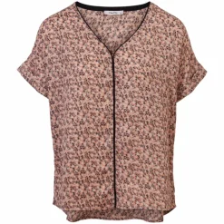 ZbyZ Dame Kortærmet bluse Plus Size - B-33