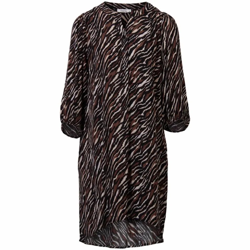 ZbyZ Dame Tunika Plus Size - Animal